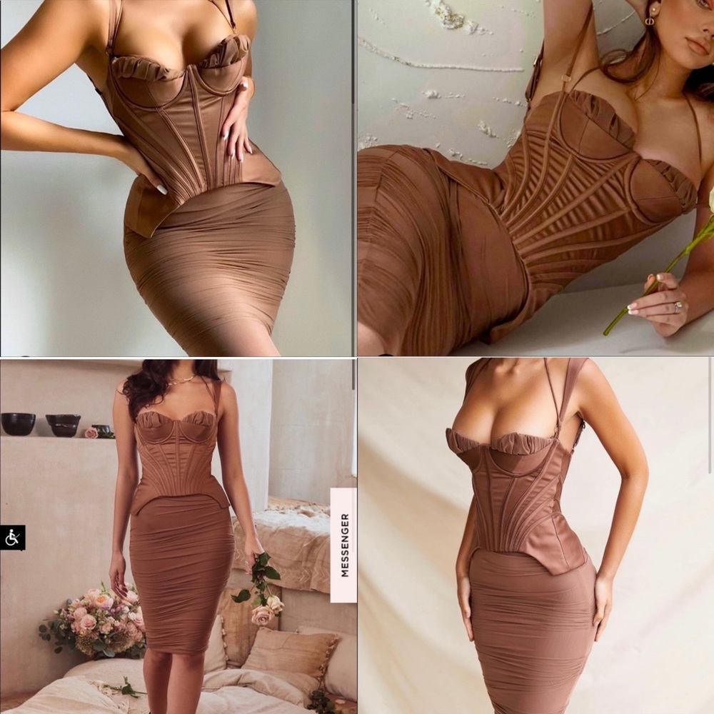 BRAND NEW House of Cb corset Tayla dress